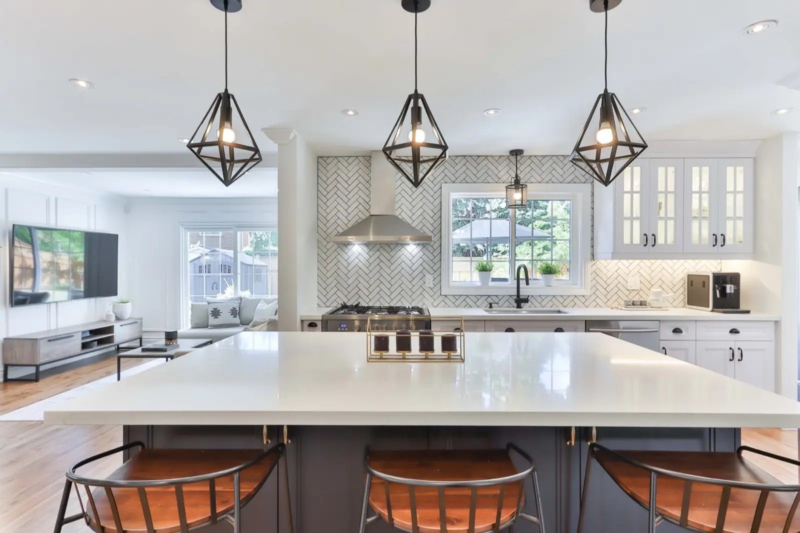 Modern residential interior living space